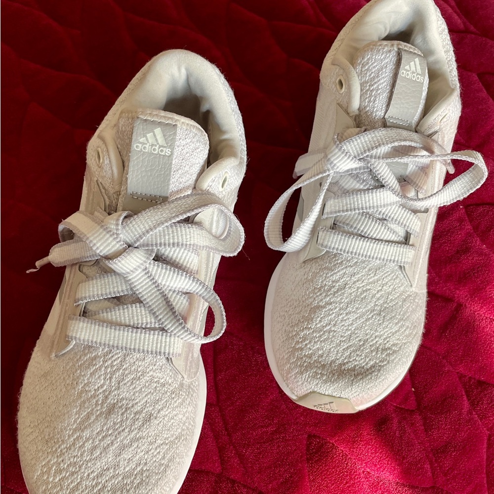 Adidas Edge Luxe Women’s Sneakers Size 10 – Light Gray, Pull-On Style